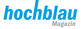 hochblau Magazin Logo Header