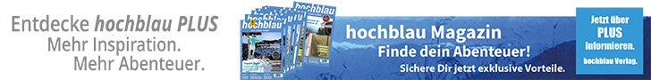 Werbebanner hochblau PLUS