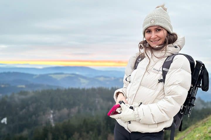Marie Breitenbach im Schwarzwald