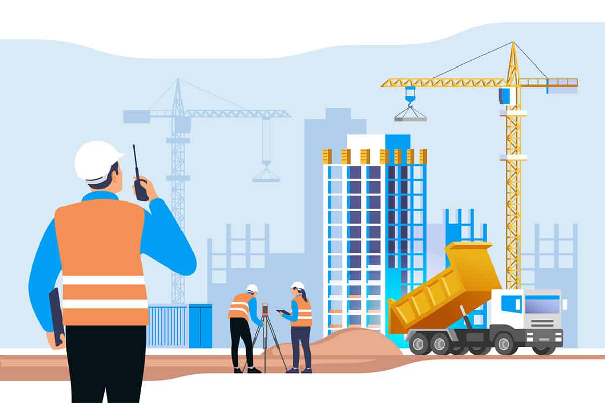 hochblau Baustelle