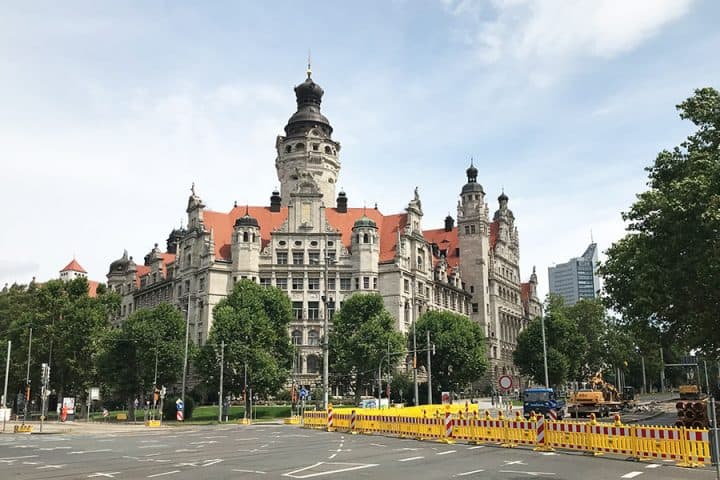 Neues Rathaus in Leipzig