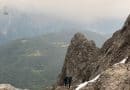 Unterwegs zum Zugspitzgipfel auf dem Stopselzieher-Steig