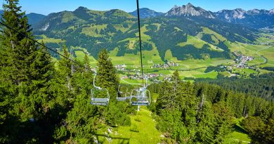 Bergbahnen Lifte im Tannheimer Tal in Österreich