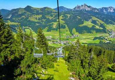 Bergbahnen Lifte im Tannheimer Tal in Österreich