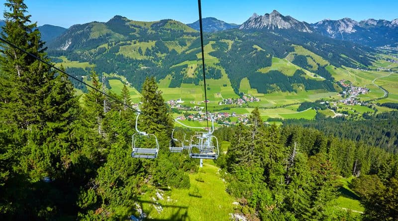 Bergbahnen Lifte im Tannheimer Tal in Österreich