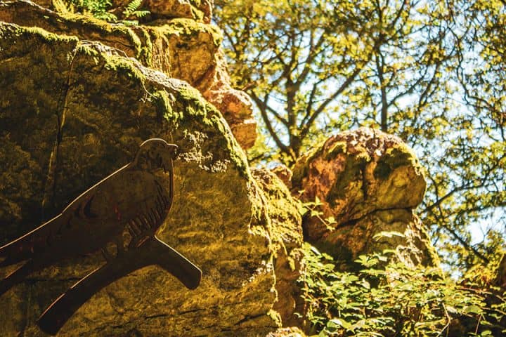 Felsen mit kuckuck