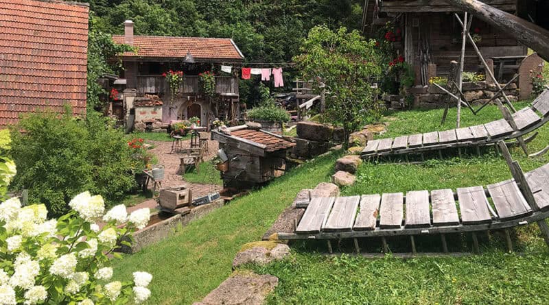 Entspannungsliegen auf der Bader Alm
