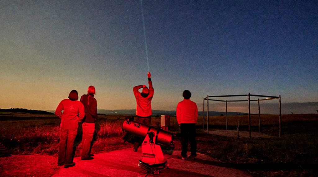Sternenparkführung auf der Hohen Geba in der Rhön