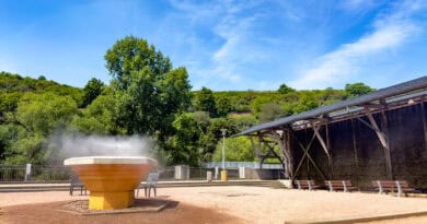 MEERESBRIESE Am Freiluftinhalatorium in Bad Kreuznach heißt es: Durchatmen und genießen