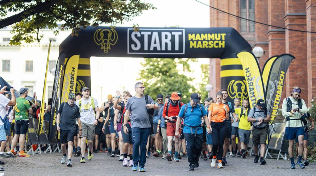 Mammutmarsch Rhein-Main Start