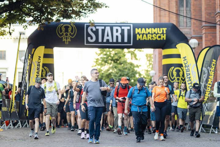 Mammutmarsch Rhein-Main Start