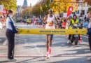 Zieleinlauf beim Dresden Marathon