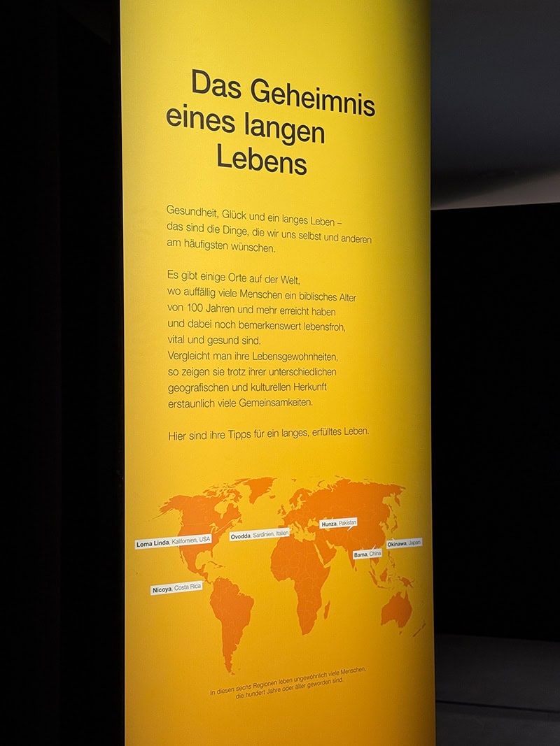 Das Geheimnis eines langen Lebens - Körperwelten Ausstellung Hanau © Patricia Roß Das Geheimnis eines langen Lebens - Körperwelten Ausstellung Hanau