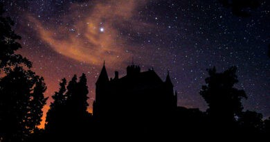 Schloss Berlepsch bei Nacht