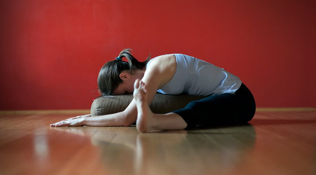 Yin Yoga Posen laden zum Loslassen ein